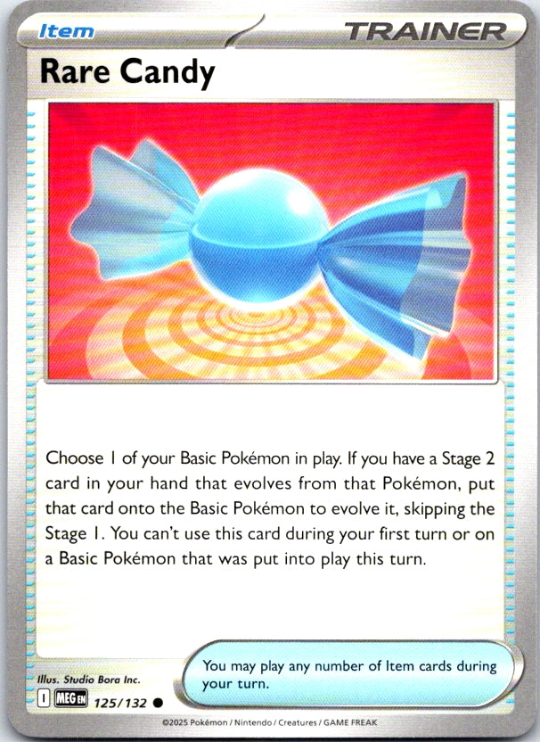 Rare Candy - 125/132 - - MEGA EVOLUTION - Pokemon - Common | AC20-40