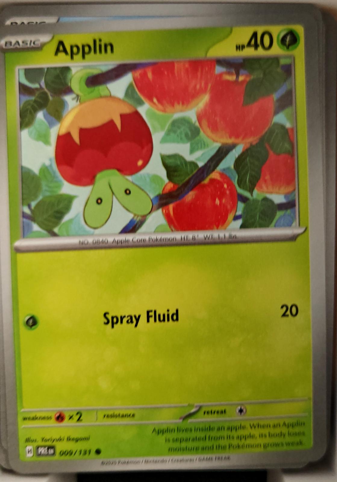 Applin - 009/131 - - PRISMATIC EVOLUTIONS - Pokemon - Common | AA27-82