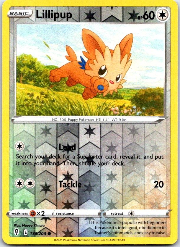Fletchinder - 139/203 - Reverse Holo - EVOLVING SKIES - Pokemon - | AC15-28