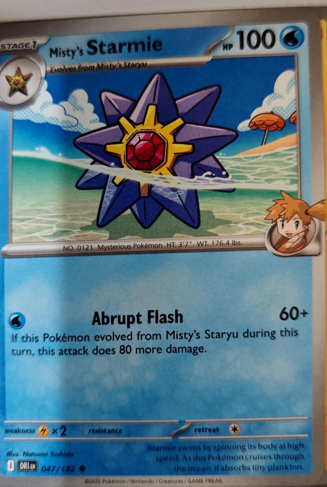 Misty's Starmie - 047/182 - - DESTINED RIVALS - Pokemon - Uncommon | AA07-48