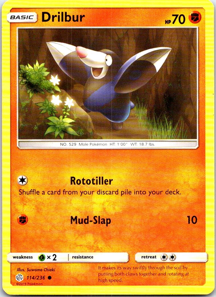 Drilbur - 114/236 - - COSMIC ECLIPSE - Pokemon - Common | AB65-36