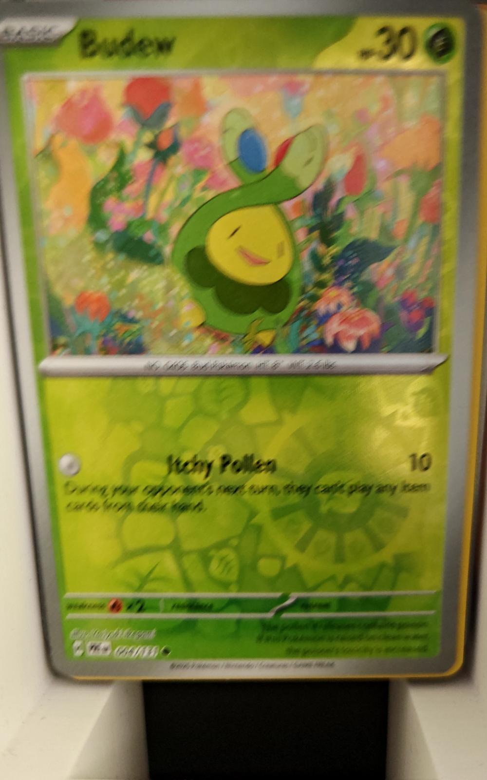 Budew - 004/131 - Reverse Holo - PRISMATIC EVOLUTIONS - Pokemon - | AA26-63