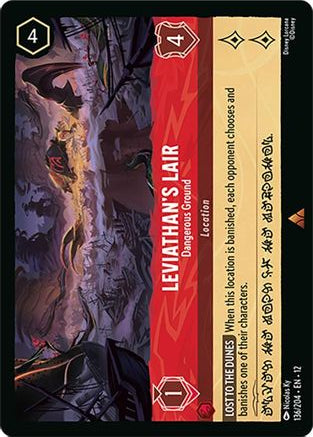 Leviathan's Lair - Dangerous Ground - 136/204 - - WILDS UNKNOWN - Lorcana - | LAA03-17