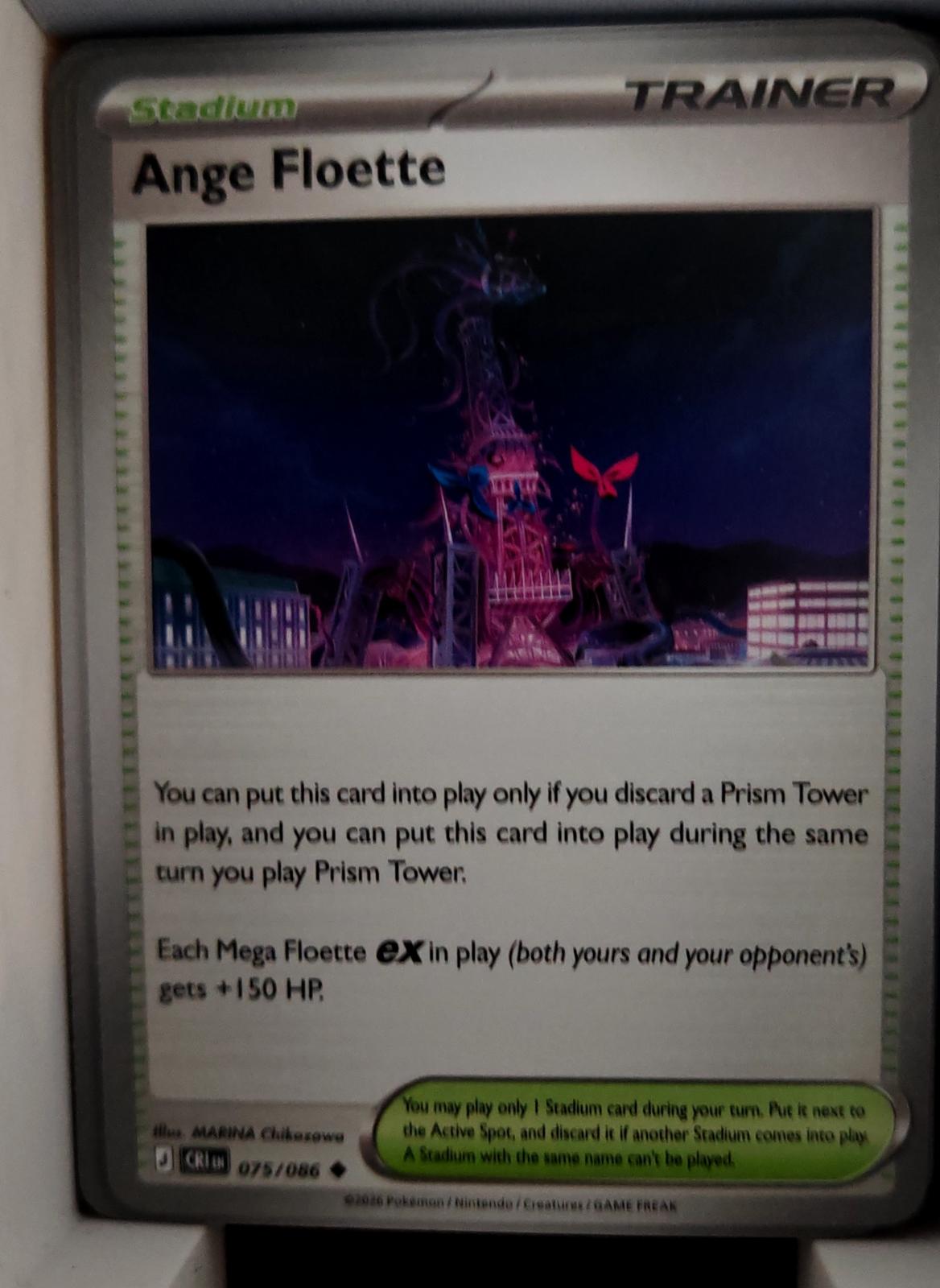 Ange Floette - 075/086 - - CHAOS RISING - Pokemon - Uncommon | AA42-76