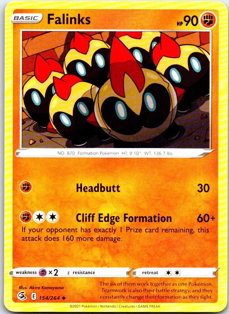 Falinks - 154/264 - - FUSION STRIKE - Pokemon - Uncommon | AB34-16