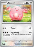 Chansey - 144/198 - Reverse Holo - SCARLET & VIOLET - Pokemon - Common | AA49-80