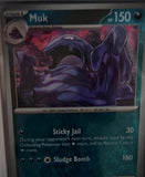Muk - 089/165 - Reverse Holo - 151 - Pokemon - Uncommon | AA61-35