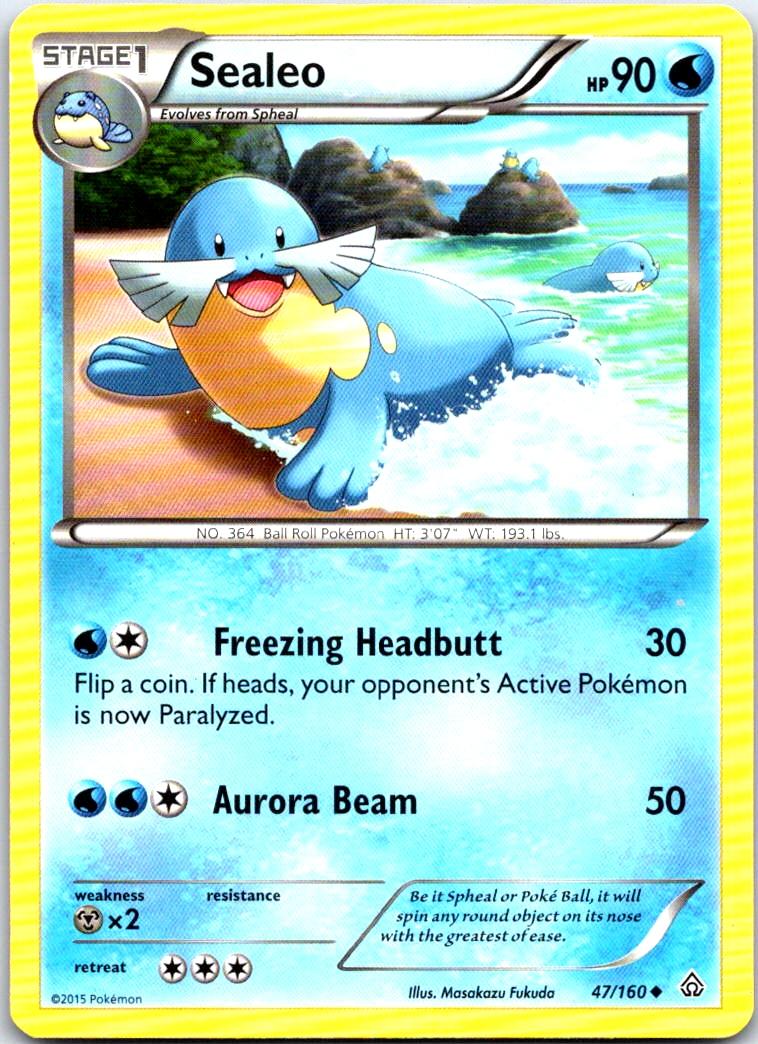 Sealeo - 47/160 - - PRIMAL CLASH - Pokemon - Uncommon | AB77-35