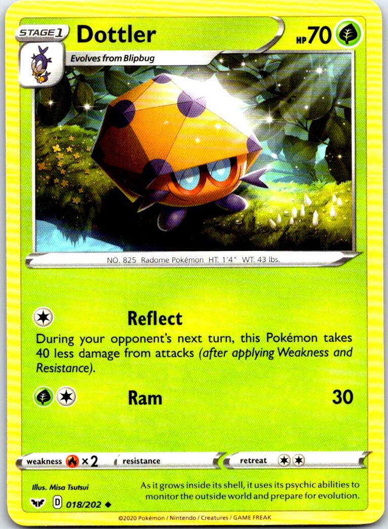 Dottler - 018/202 - - SWORD & SHIELD - Pokemon - Uncommon | AB73-39