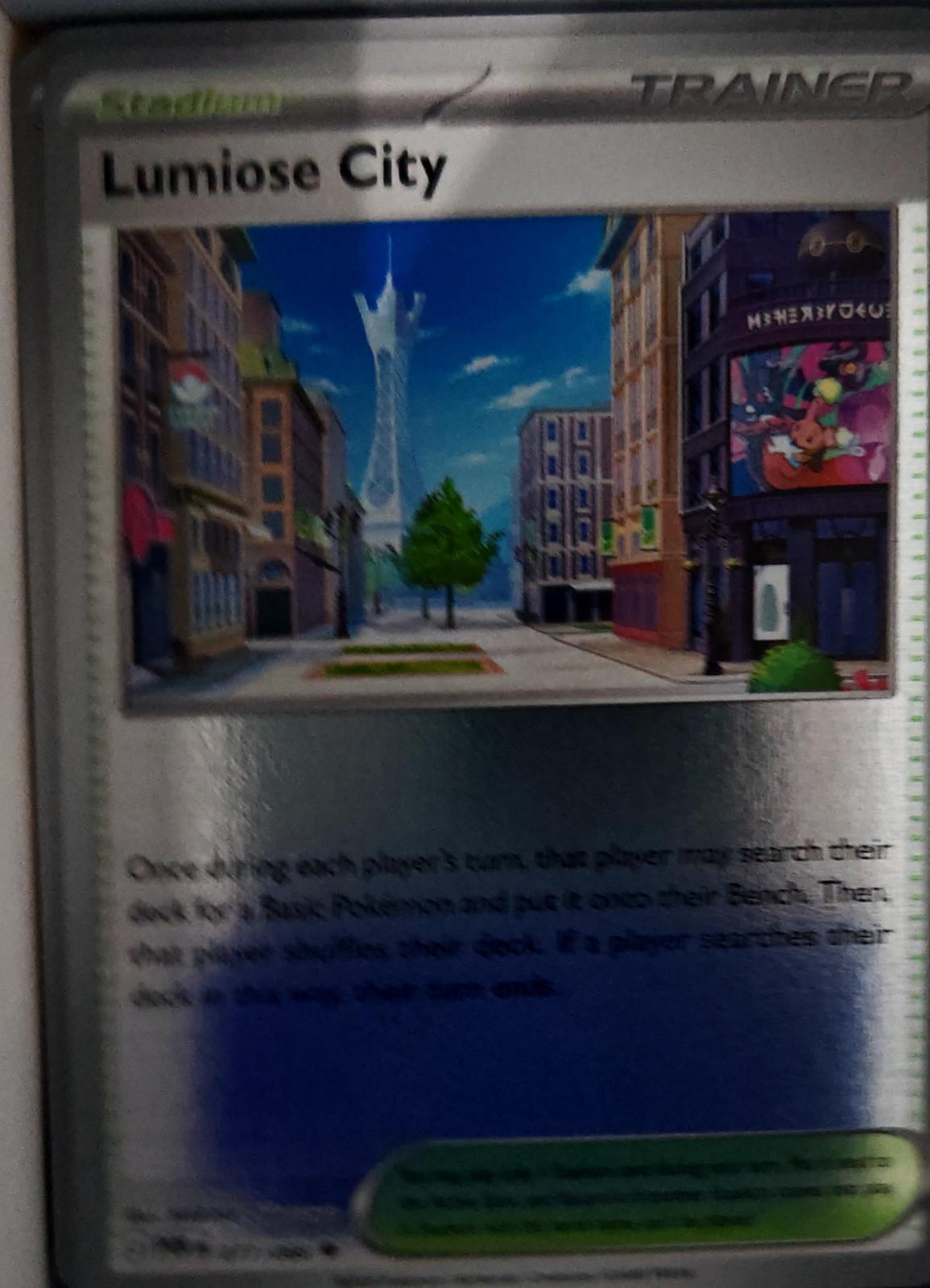 Lumiose City - 077/088 - Reverse Holo - PERFECT ORDER - Pokemon - | AA63-48