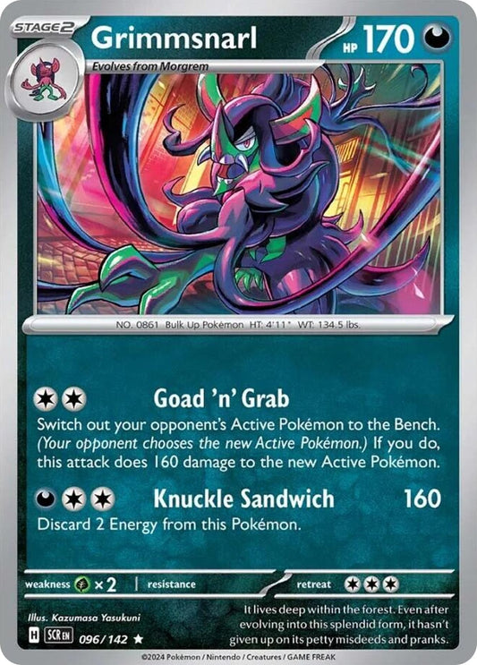Grimmsnarl - 96/142 - Holo - STELLAR CROWN - Pokemon - Rare | AA06-70