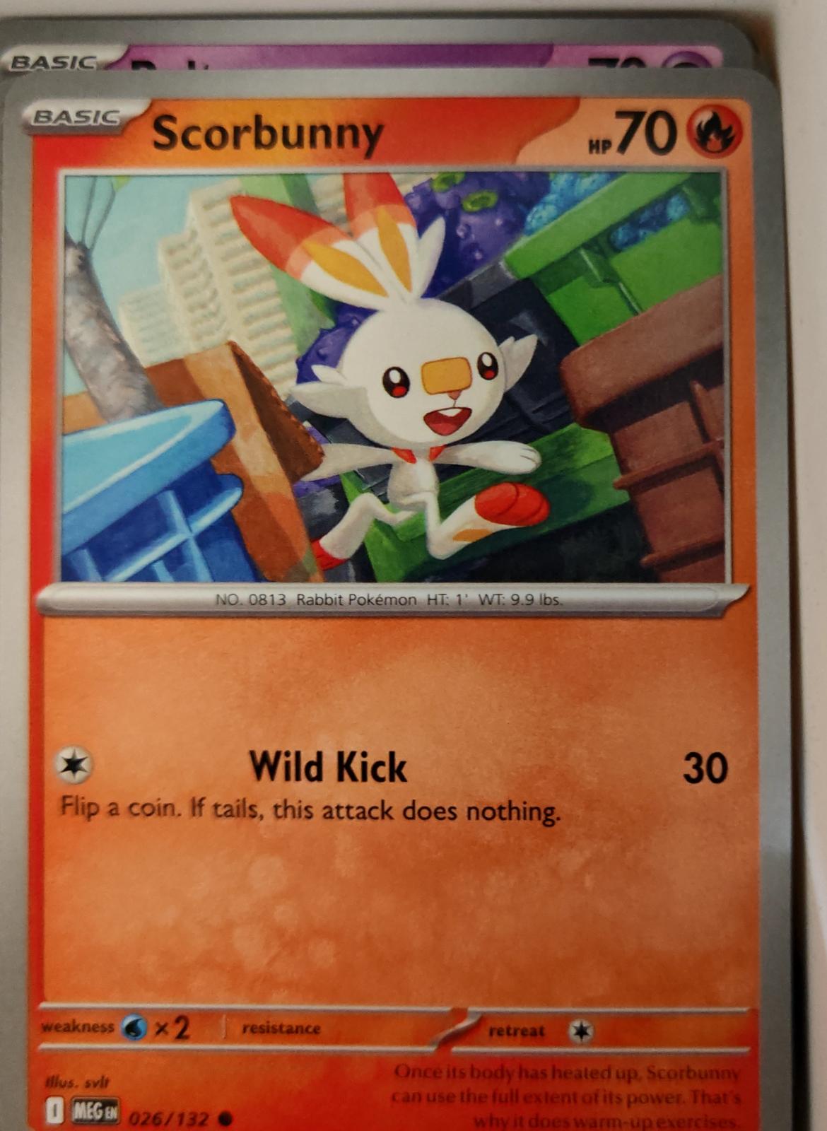Scorbunny - 026/132 - - MEGA EVOLUTION - Pokemon - Common | AA23-70