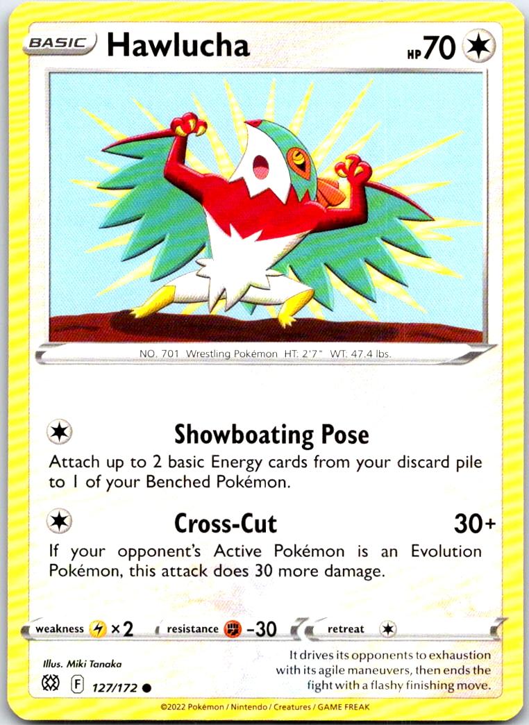 Hawlucha - 127/172 - - BRILLIANT STARS - Pokemon - Common | AB29-43