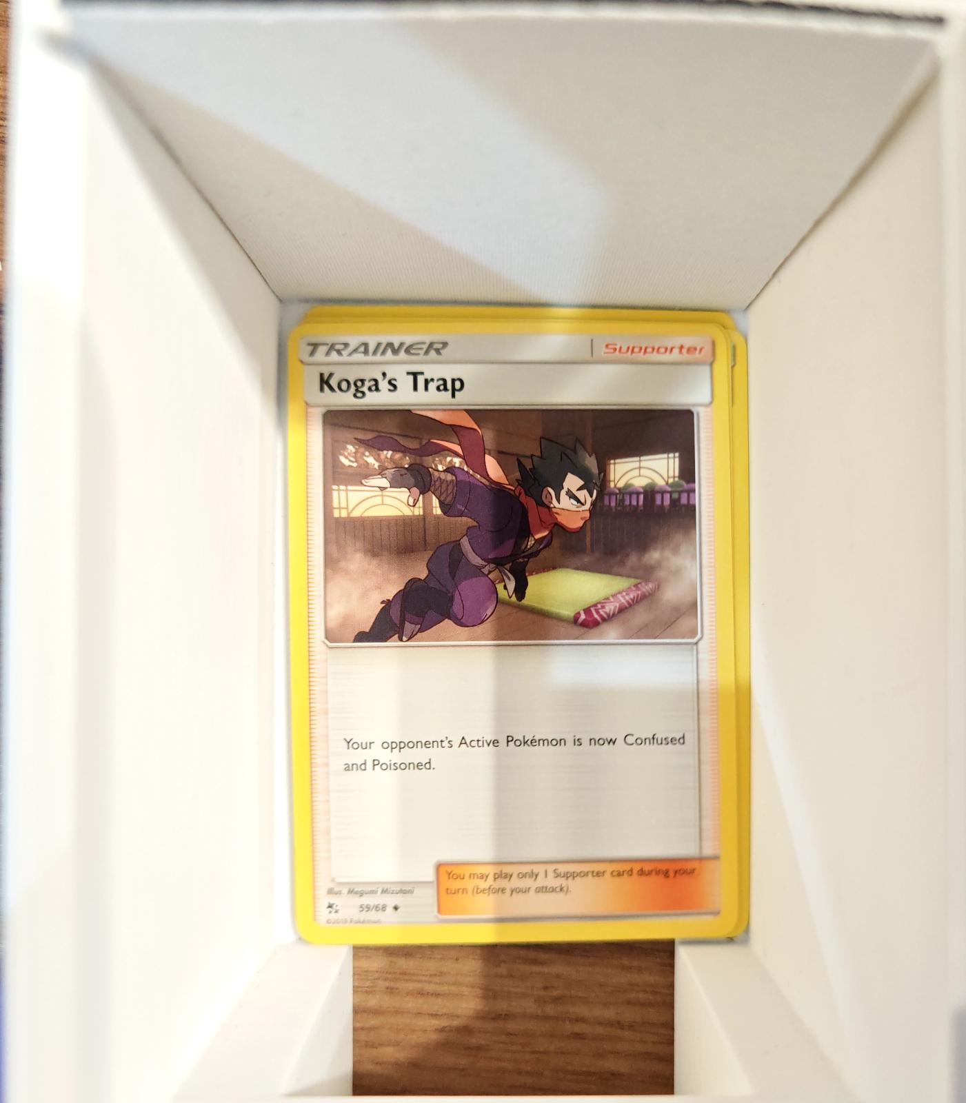 Koga's Trap - 59/68 - - HIDDEN FATES - Pokemon - Uncommon | AA70-5
