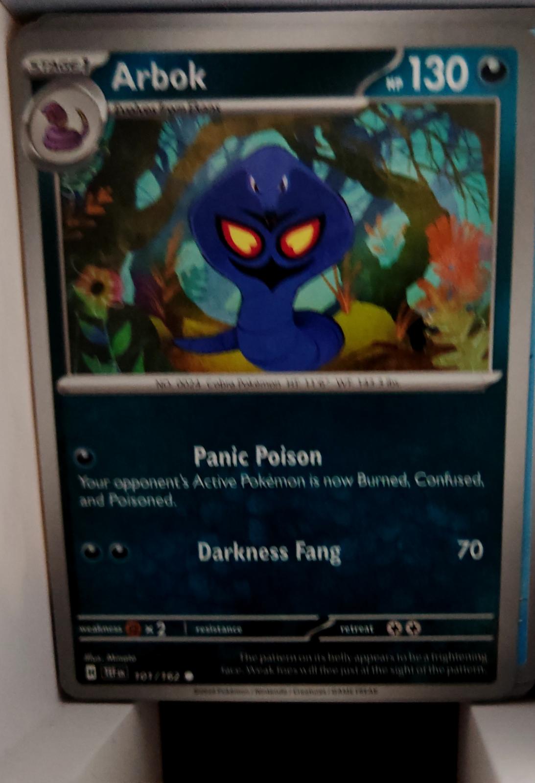 Arbok - 101/162 - - TEMPORAL FORCES - Pokemon - Common | AA39-52