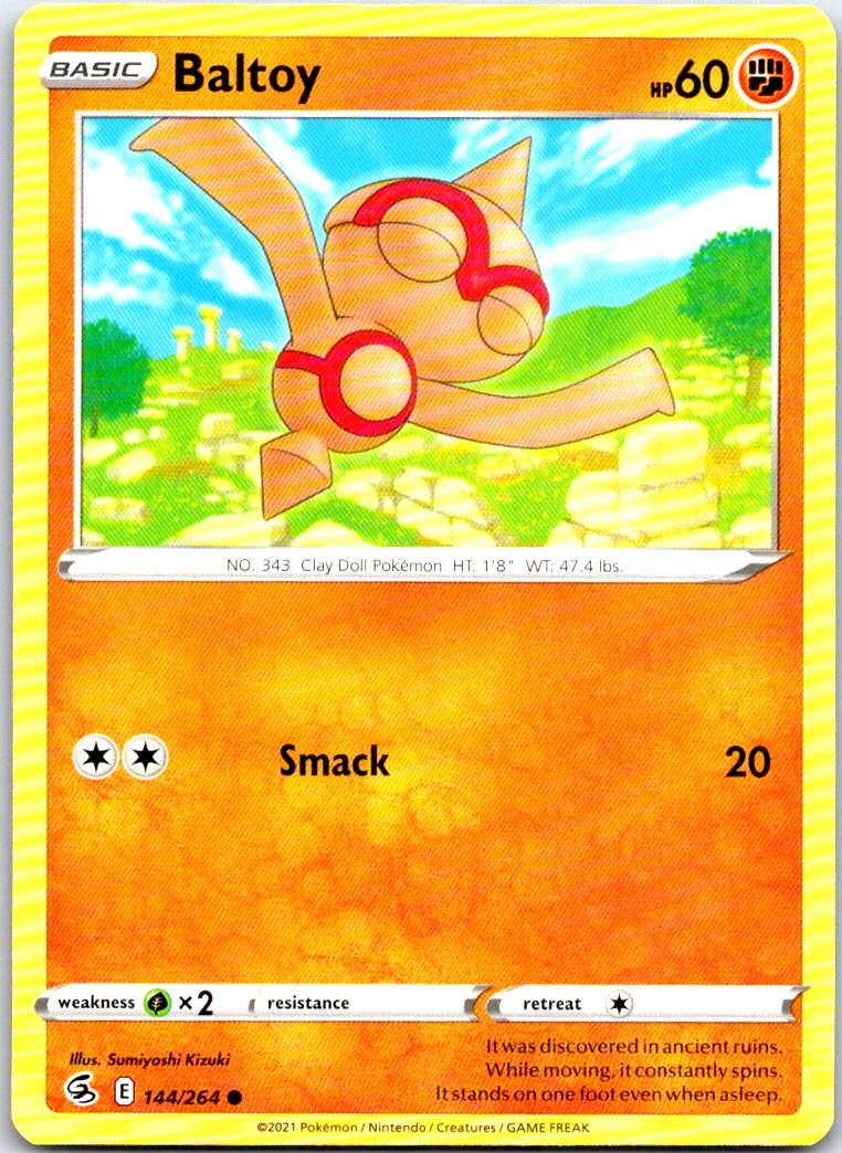 Baltoy - 144/264 - - FUSION STRIKE - Pokemon - Common | AB33-26
