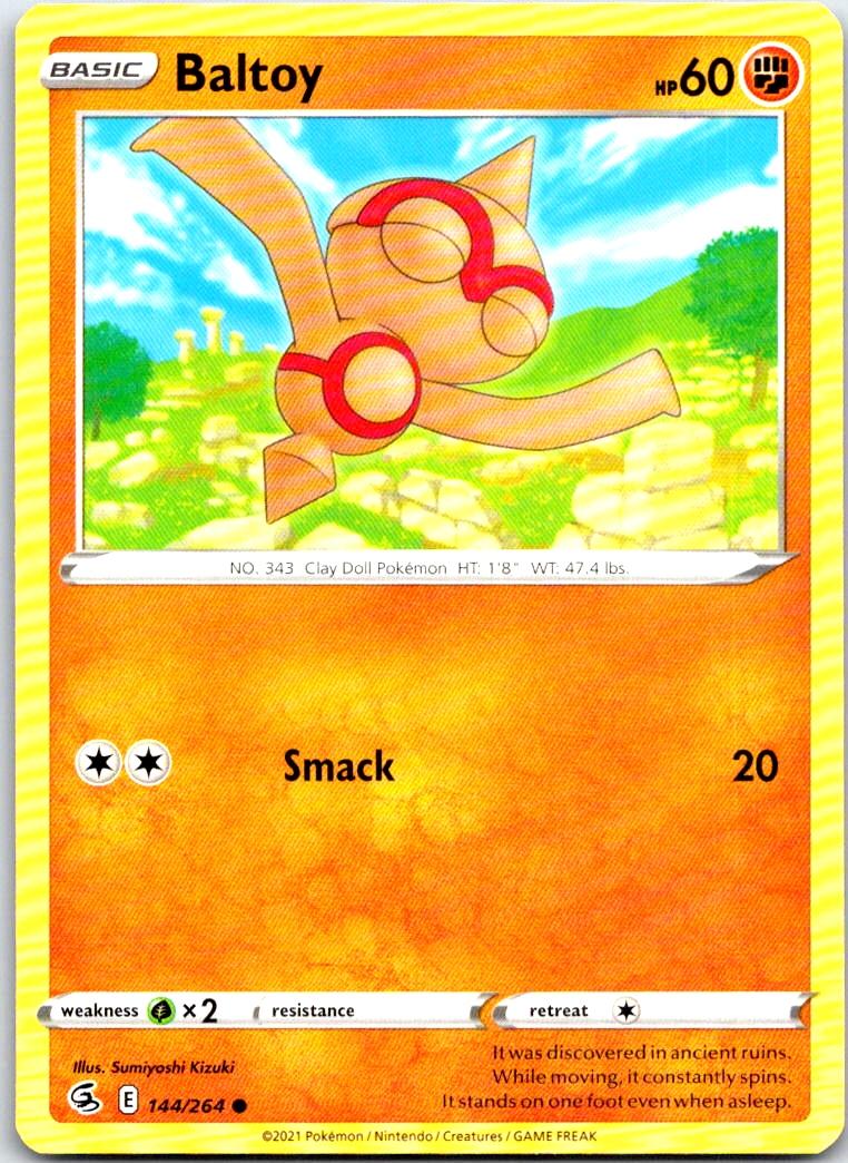 Baltoy - 144/264 - - FUSION STRIKE - Pokemon - Common | AB34-34