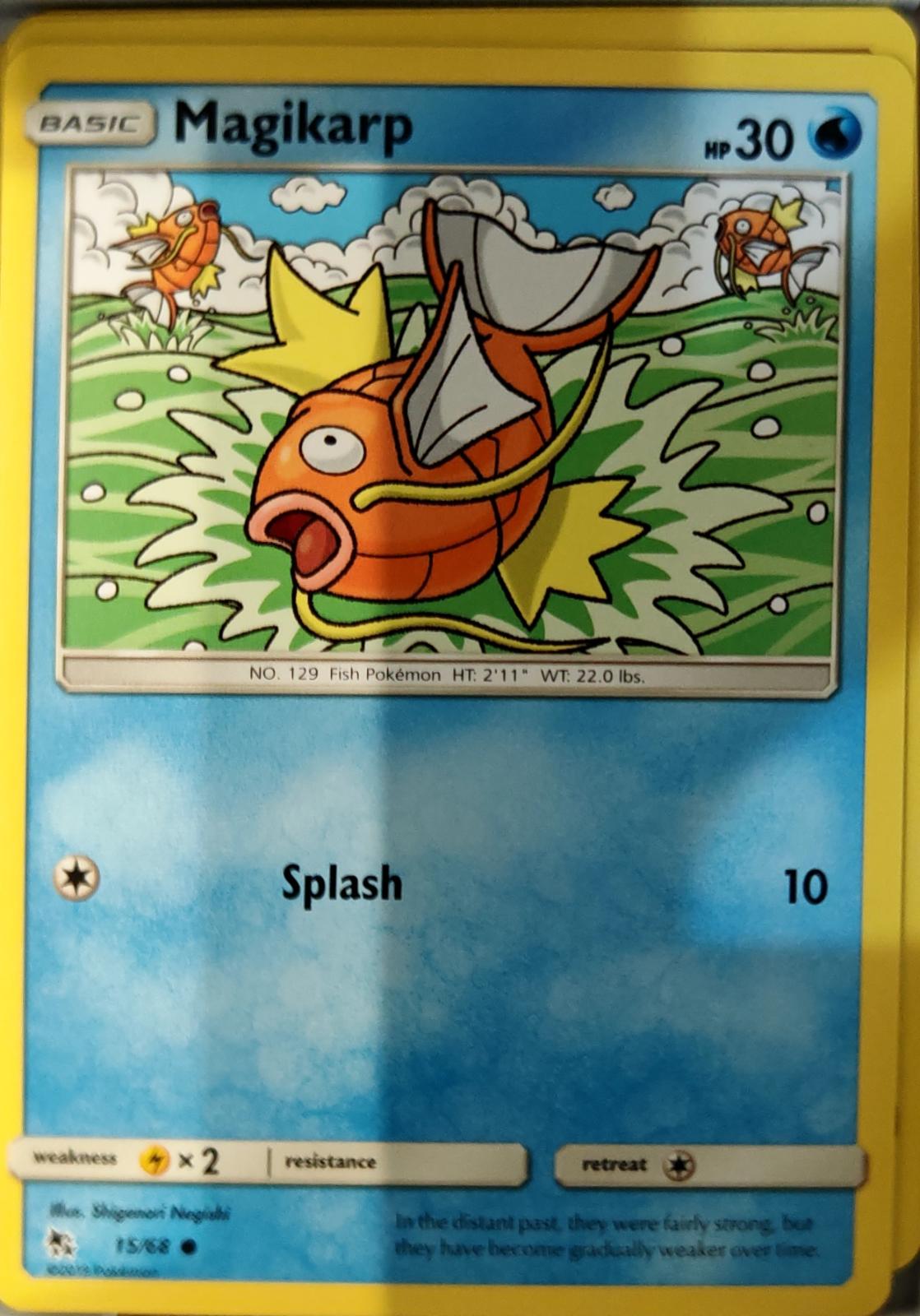 Magikarp - 15/68 - - HIDDEN FATES - Pokemon - Common | AA69-11