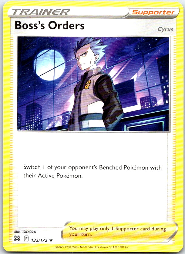 Boss's Orders - 132/172 - - DECK EXCLUSIVES - Pokemon - Rare | AC22-52