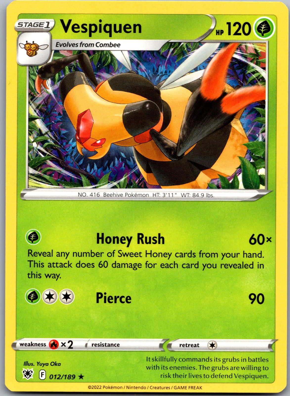 Vespiquen - 012/189 - - ASTRAL RADIANCE - Pokemon - Rare | AA89-24