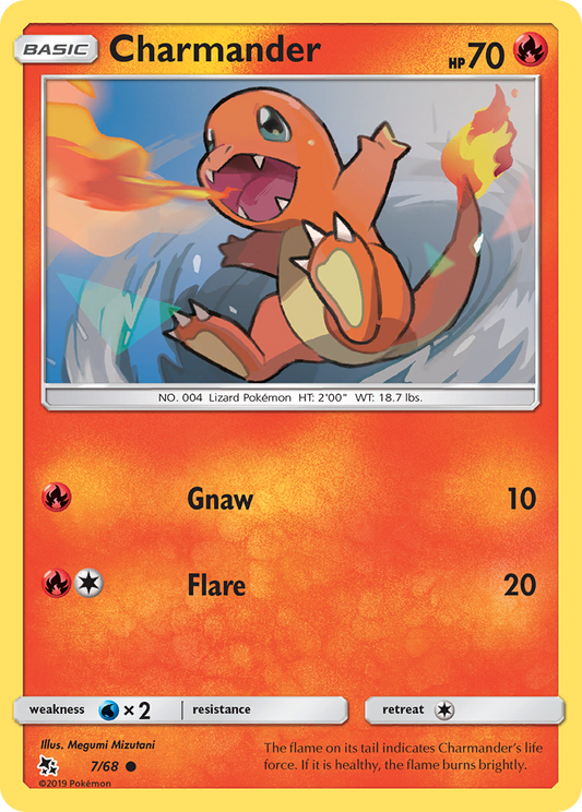 Charmander - 7/68 - - HIDDEN FATES - Pokemon - Common | AA71-41