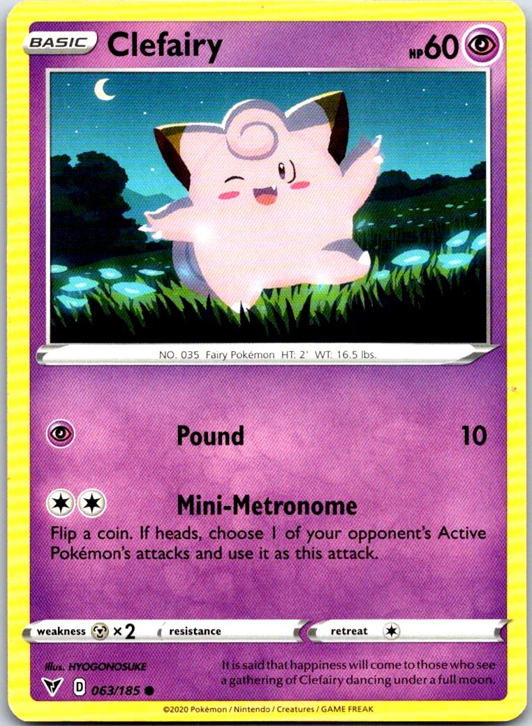 Clefairy - 063/185 - - VIVID VOLTAGE - Pokemon - Common | AB09-46