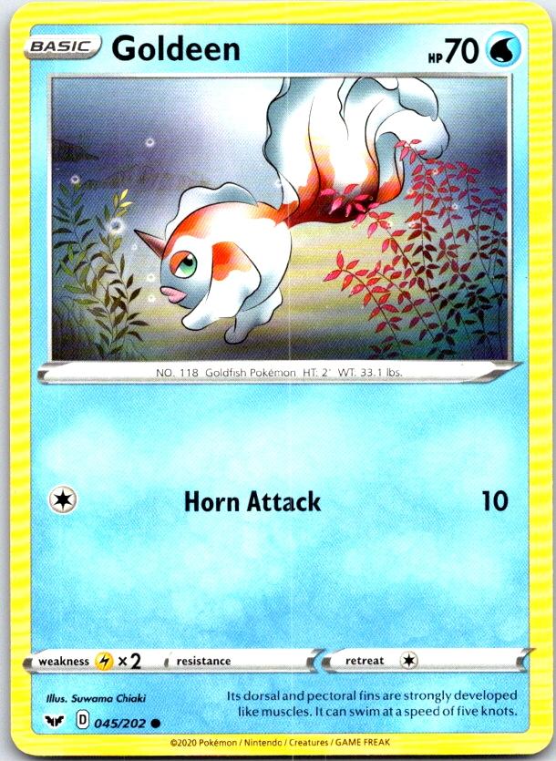 Goldeen - 045/202 - - SWORD & SHIELD - Pokemon - Common | AC16-16
