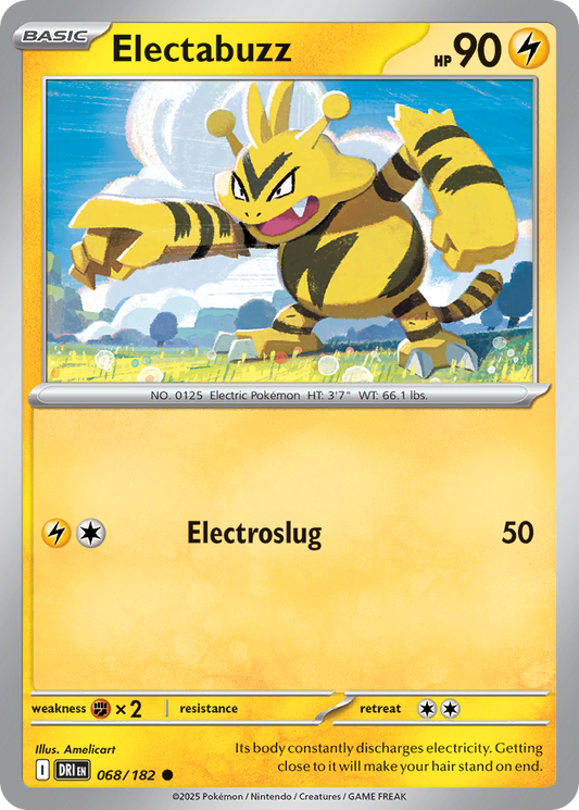 Electabuzz - 068/182 - - DESTINED RIVALS - Pokemon - Common | AA53-31