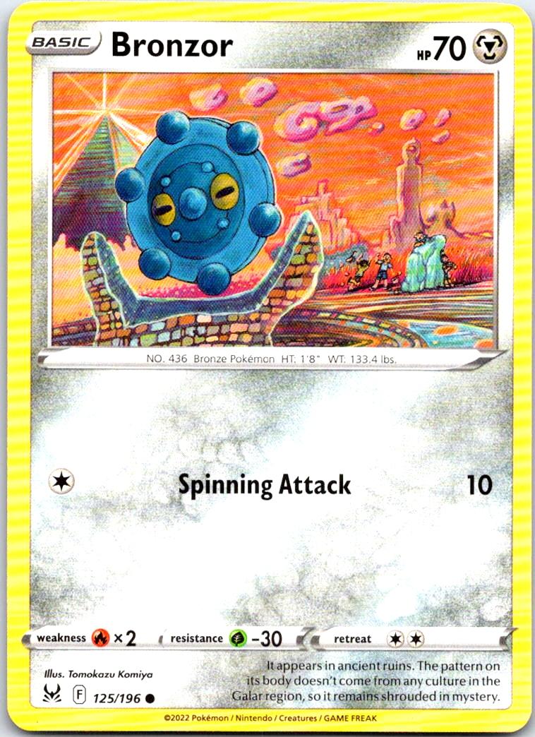 Bronzor - 125/196 - - LOST ORIGIN - Pokemon - Common | AB48-41