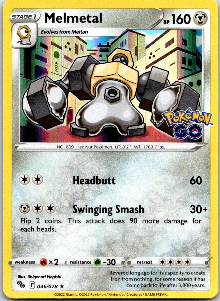 Melmetal - 046/078 - Holo - POKEMON GO - Pokemon - Rare | AA120-6