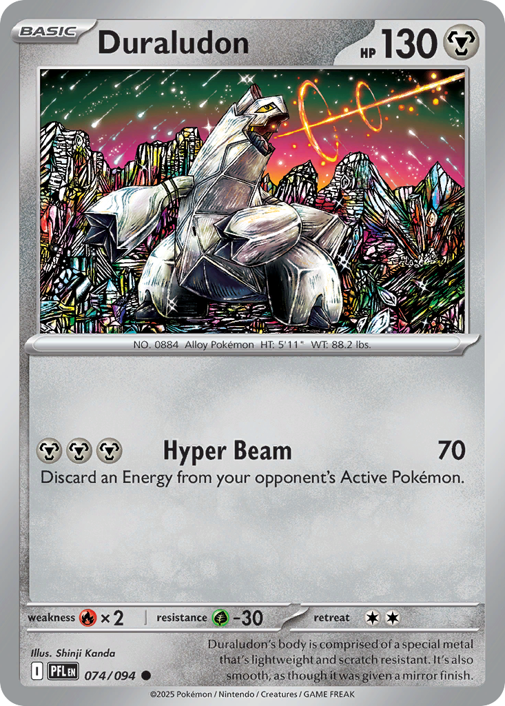 Duraludon - 074/094 - - PHANTASMAL FLAMES - Pokemon - Common | AA08-21