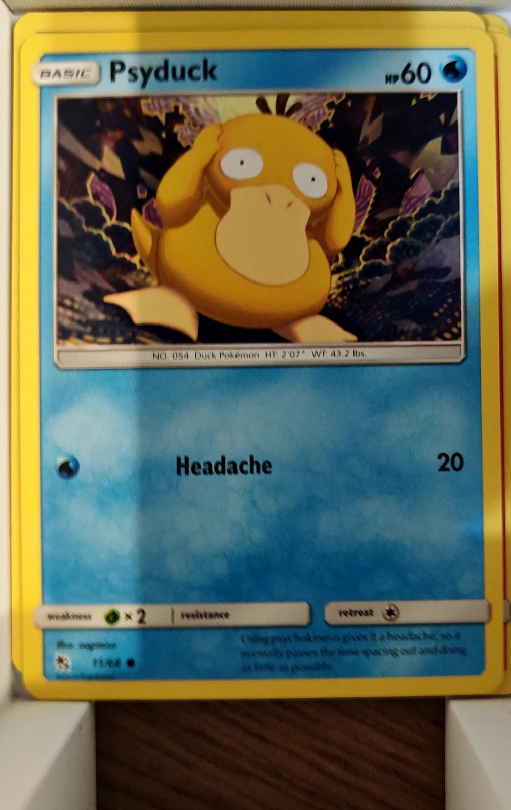 Psyduck - 11/68 - - HIDDEN FATES - Pokemon - Common | AA68-6