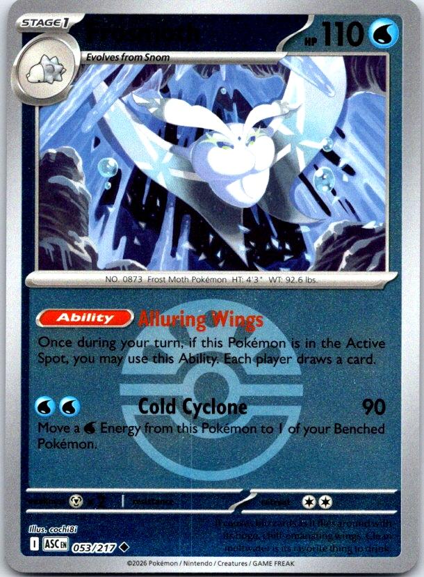 Frosmoth (Friend Ball) - 053/217 - Reverse Holo - ASCENDED HEROES - Pokemon - | AC26-15