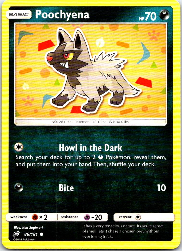 Poochyena - 86/181 - - TEAM UP - Pokemon - Common | AB72-25