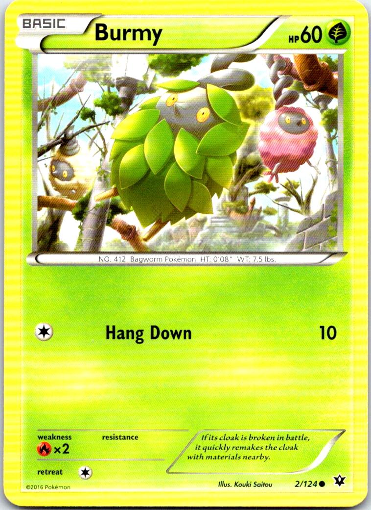 Burmy - 2/124 - - FATES COLLIDE - Pokemon - Common | AB76-45