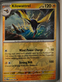 Kilowattrel - 076/167 - Reverse Holo - TWILIGHT MASQUERADE - Pokemon - | AA35-7