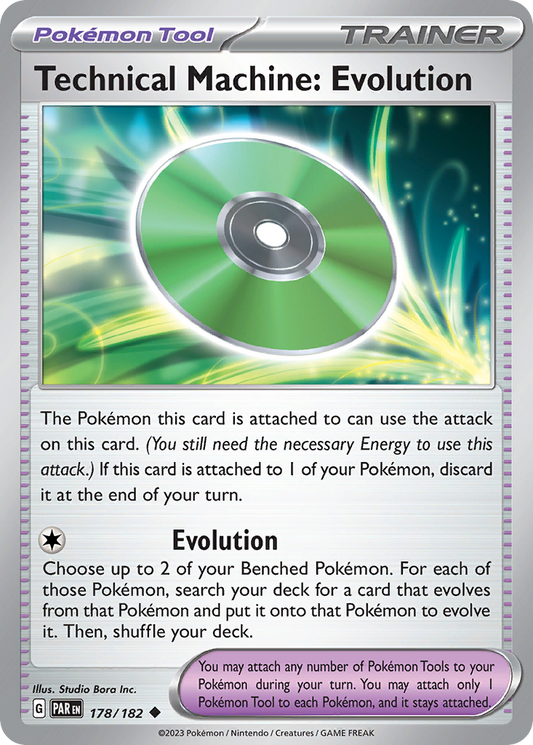 Technical Machine: Evolution - 178/182 - - PARADOX RIFT - Pokemon - | AA40-54
