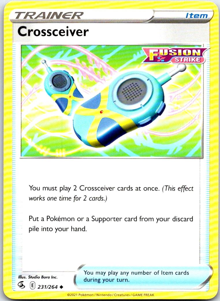 Crossceiver - 231/264 - - FUSION STRIKE - Pokemon - Uncommon | AB41-48