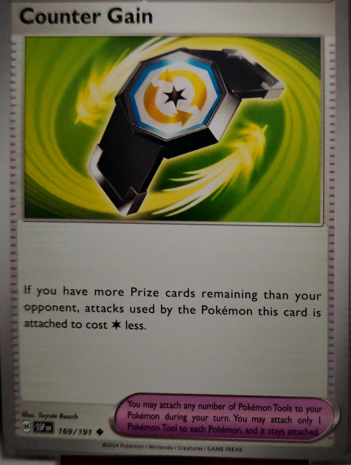 Counter Gain - 169/191 - - SURGING SPARKS - Pokemon - Uncommon | AA41-60