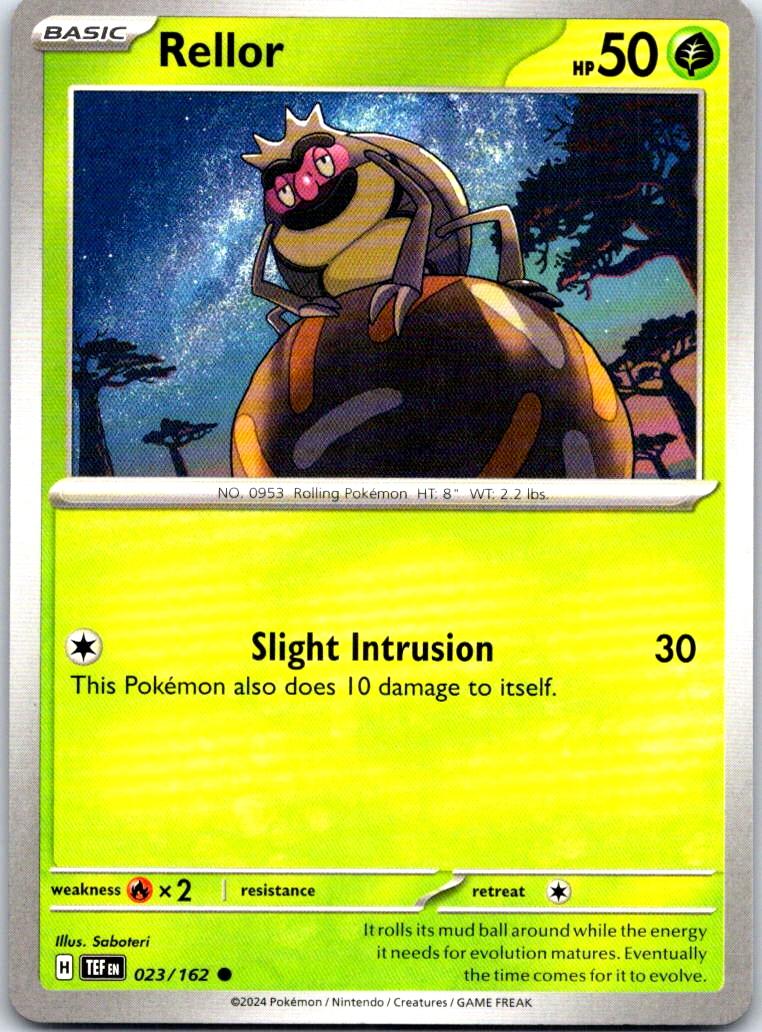 Rellor - 023/162 - - TEMPORAL FORCES - Pokemon - Common | AB27-25