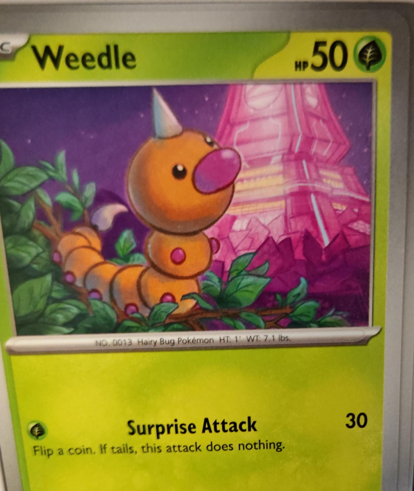 Weedle - 001/086 - - CHAOS RISING - Pokemon - Common | AA23-93