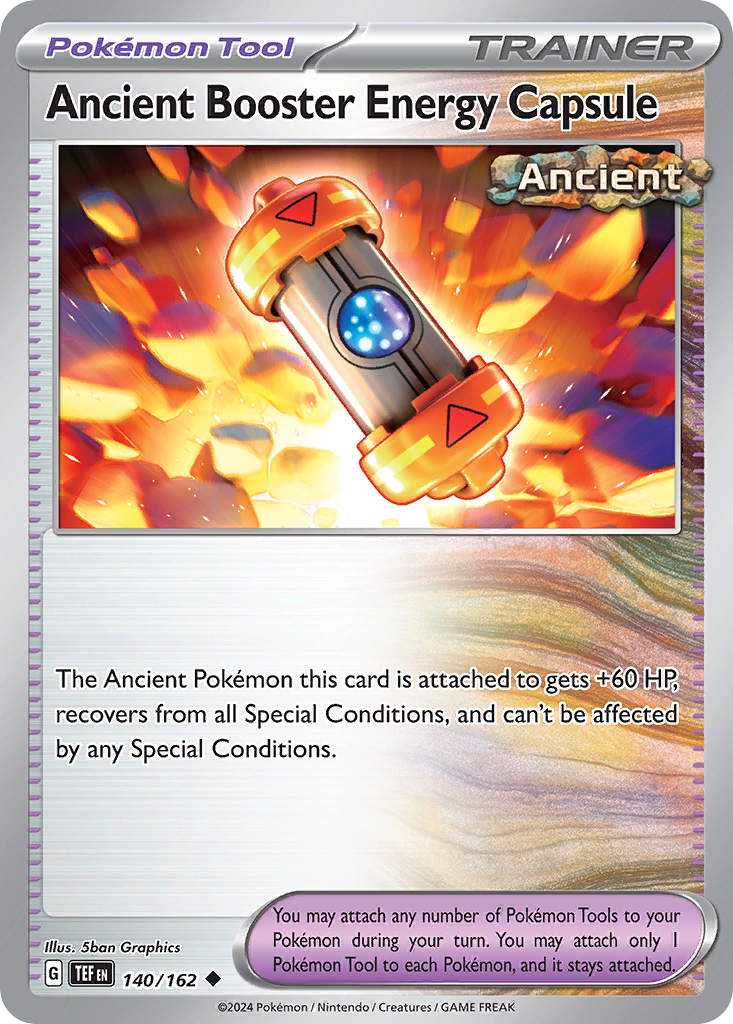 Ancient Booster Energy Capsule - 140/162 - - TEMPORAL FORCES - Pokemon - | AA29-18