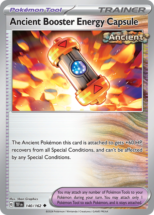 Ancient Booster Energy Capsule - 140/162 - - TEMPORAL FORCES - Pokemon - | AA29-18