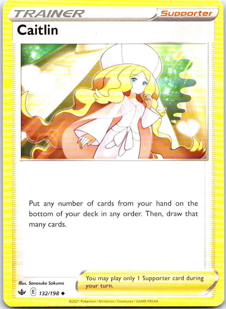 Caitlin - 132/198 - - CHILLING REIGN - Pokemon - Uncommon | AB16-24
