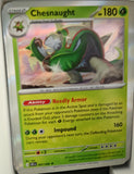 Chesnaught - 007/086 - Holo - CHAOS RISING - Pokemon - Rare | AA30-47