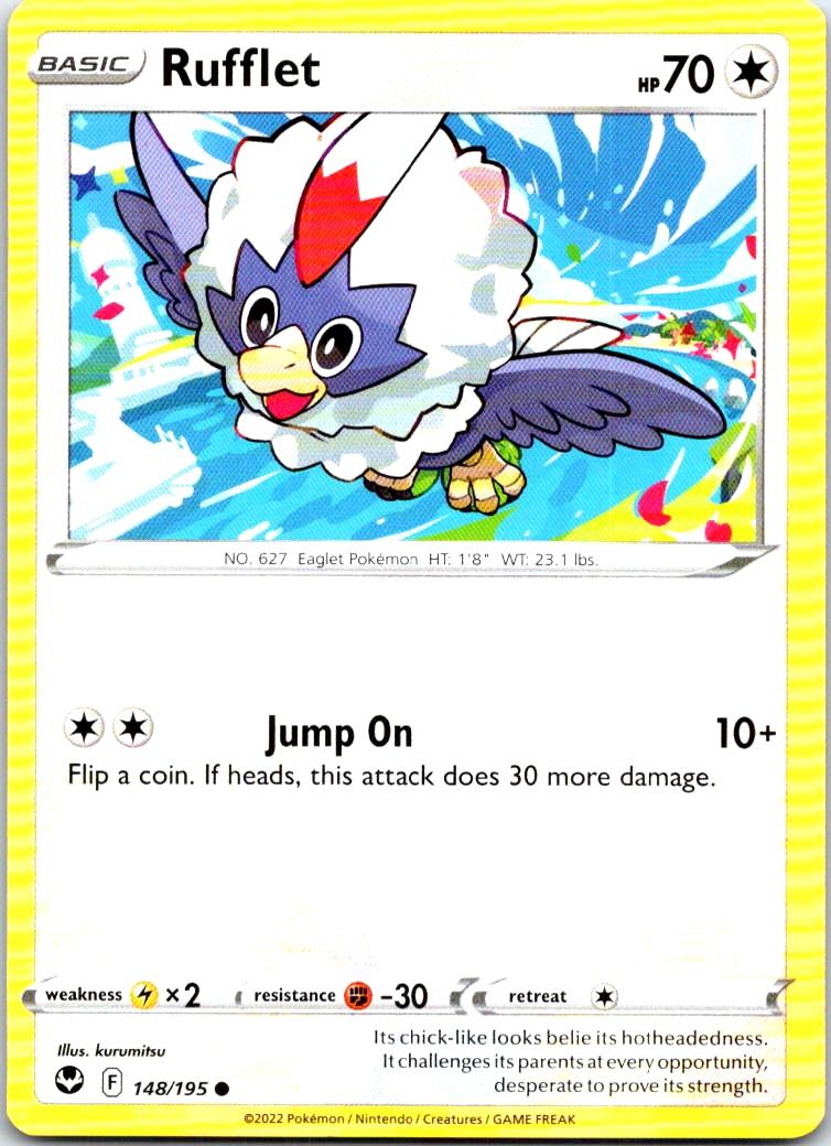 Rufflet - 148/195 - - SILVER TEMPEST - Pokemon - Common | AB29-1