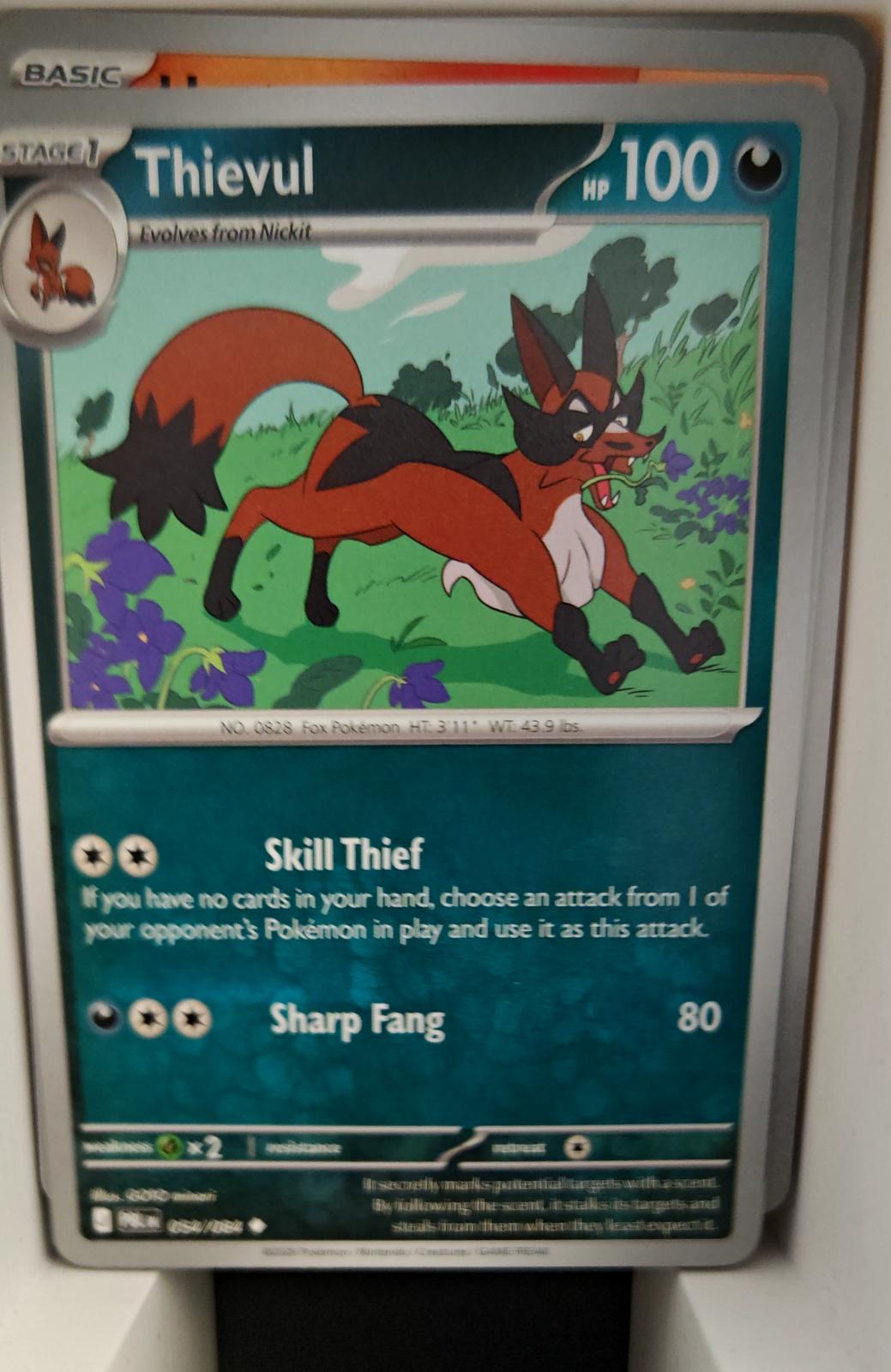 Thievul - 054/084 - - PITCH BLACK - Pokemon - Uncommon | AA17-78