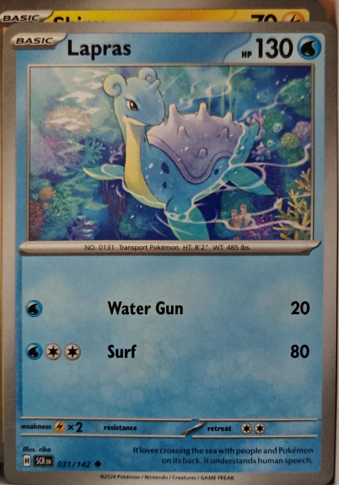 Lapras - 31/142 - - STELLAR CROWN - Pokemon - Uncommon | AA01-42