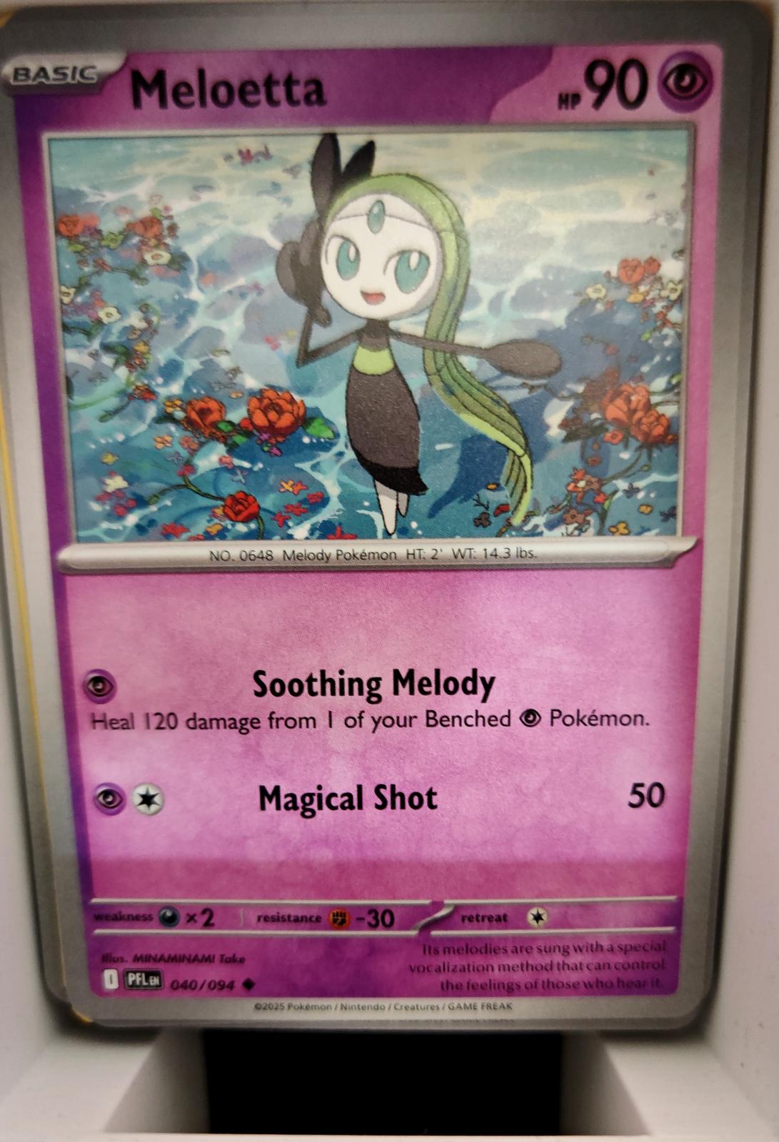 Meloetta - 040/094 - - PHANTASMAL FLAMES - Pokemon - Uncommon | AA06-93