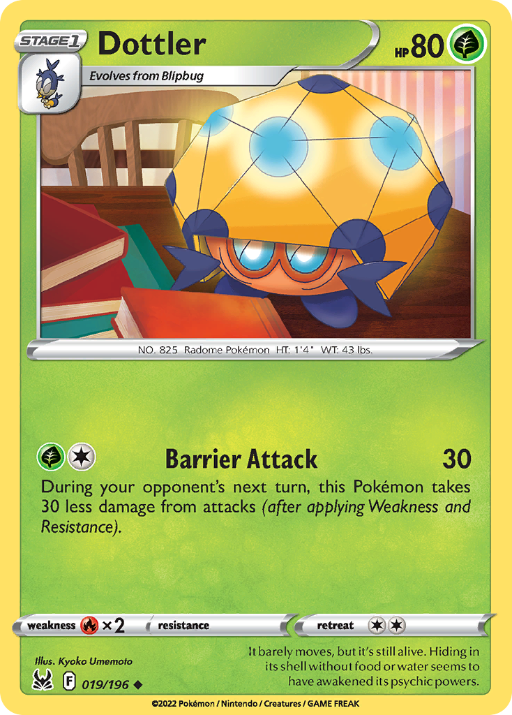 Dottler - 019/196 - - LOST ORIGIN - Pokemon - Uncommon | AA73-45